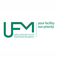 United Facilities Management UFM logo, proud strategic member of MEFMA - Middle East Facility Management Association