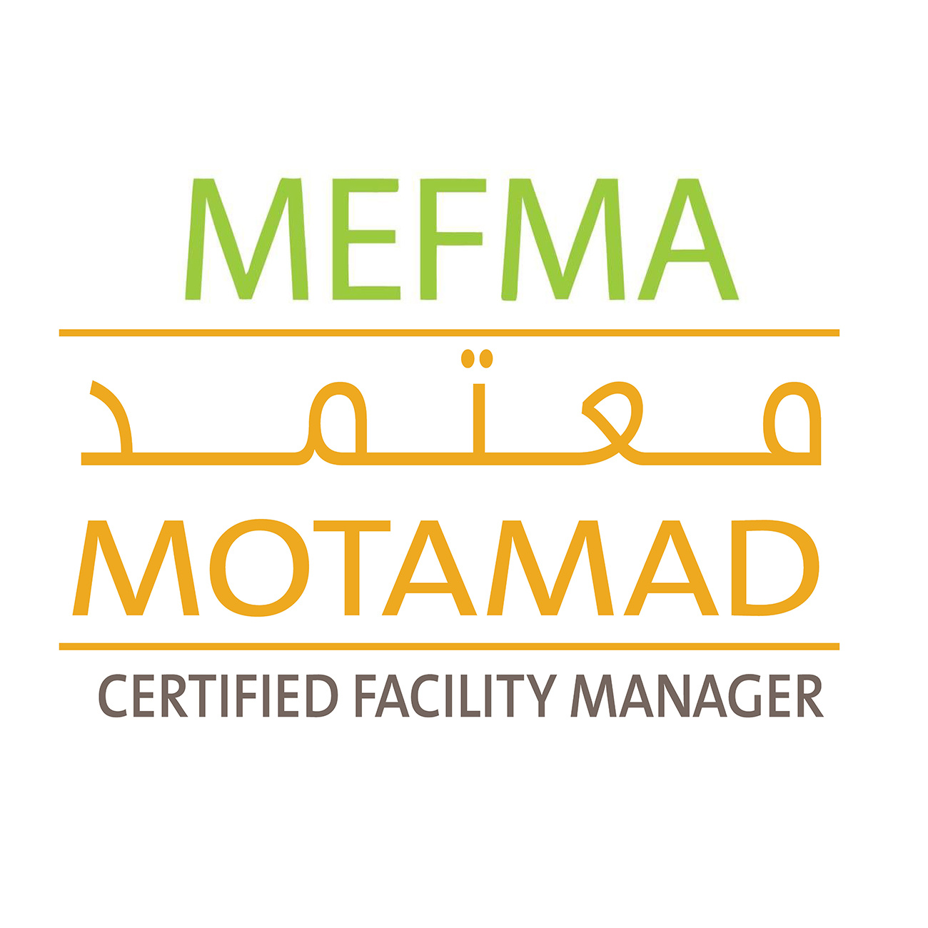 MOTAMAD certified facility manager logo