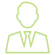 Individuals membership packages avatar green outline