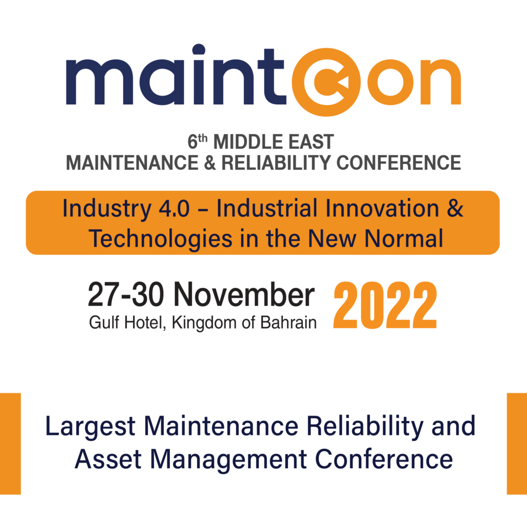MAINTCON conference 27-30 November 2022 at Gulf hotel, kingdom of Bahrain