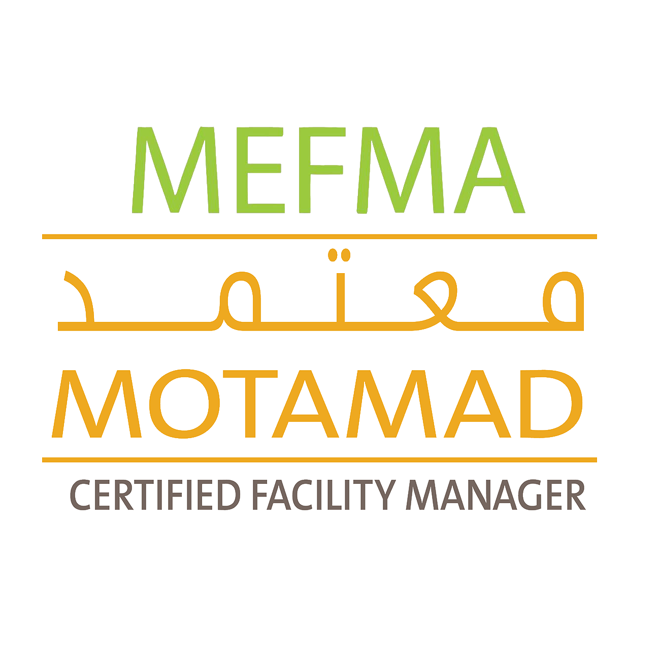 MOTAMAD certified facility manager logo