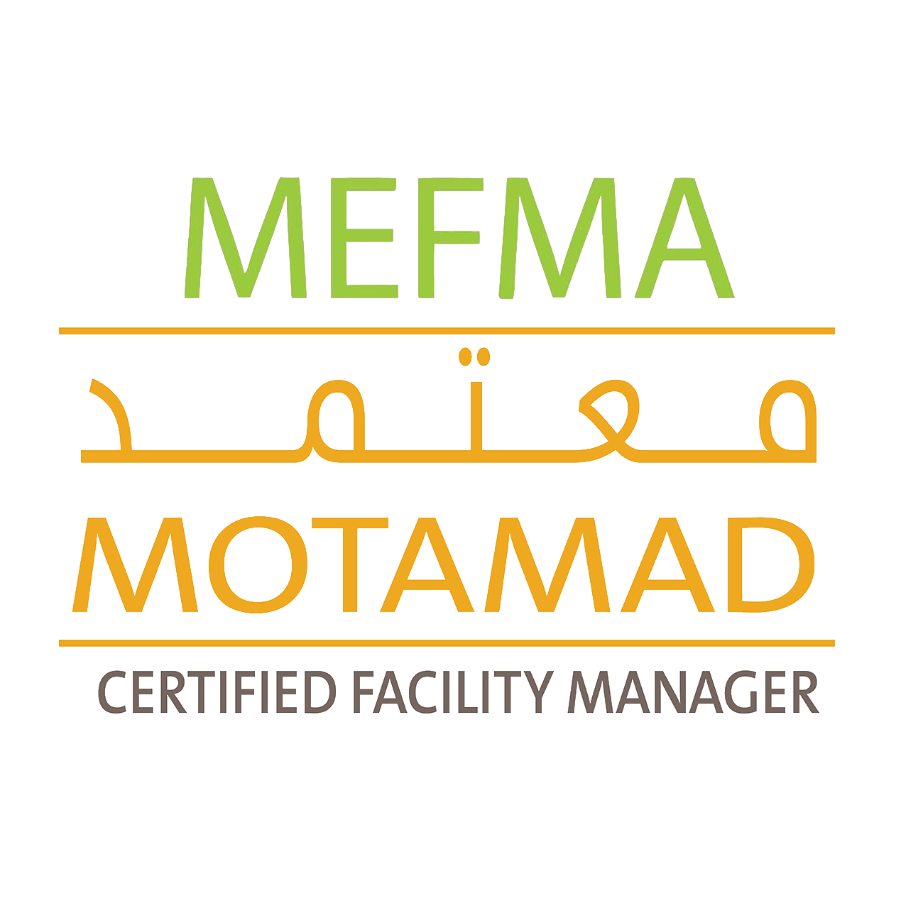 MOTAMAD certified facility manager logo