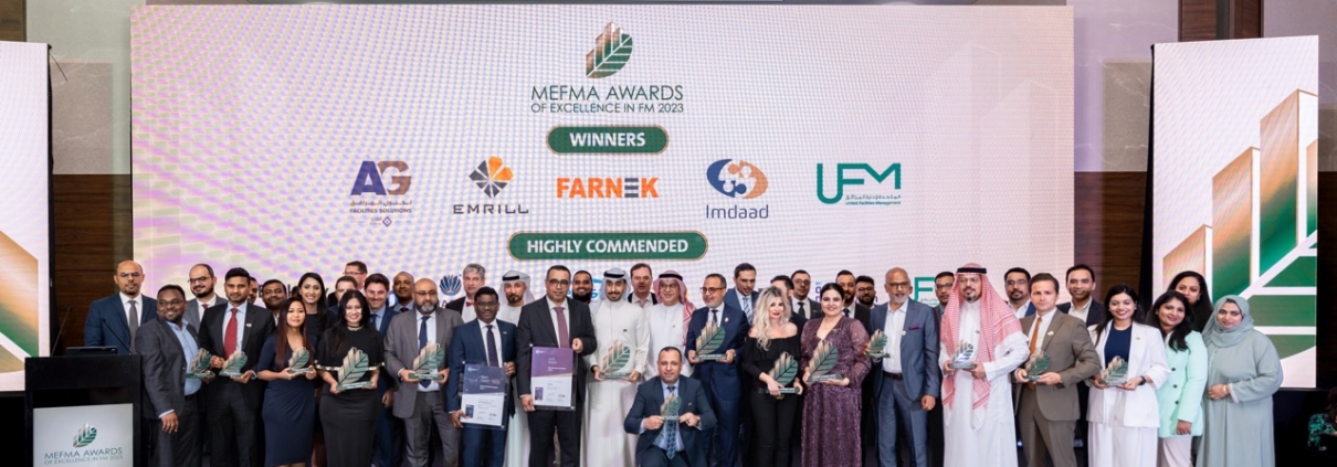 The ceremony announced the Winners and Highly Commended in various categories, including People Development, Customer Experience, Energy Management, Excellence in FM Health and Safety, CSR Initiatives, Sustainability in FM Operations, FM Partnerships, FM consultancy best practice, Digital Transformation, and Technology Implementation in FM. The winners amongst the 10 categories announced were AG Facilities Solutions, Emrill Services LLC, Farnek Services LLC, Imdaad, and United Facilities Management (UFM).