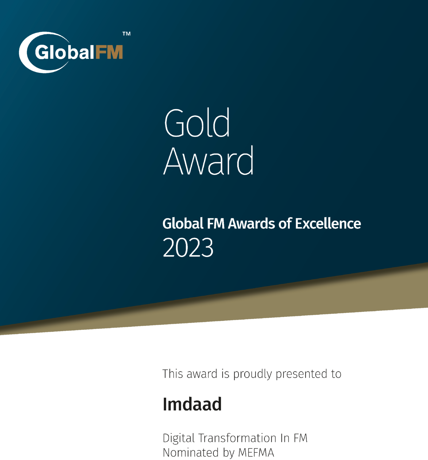 Global FM Awards Of Excellence - MEFMA