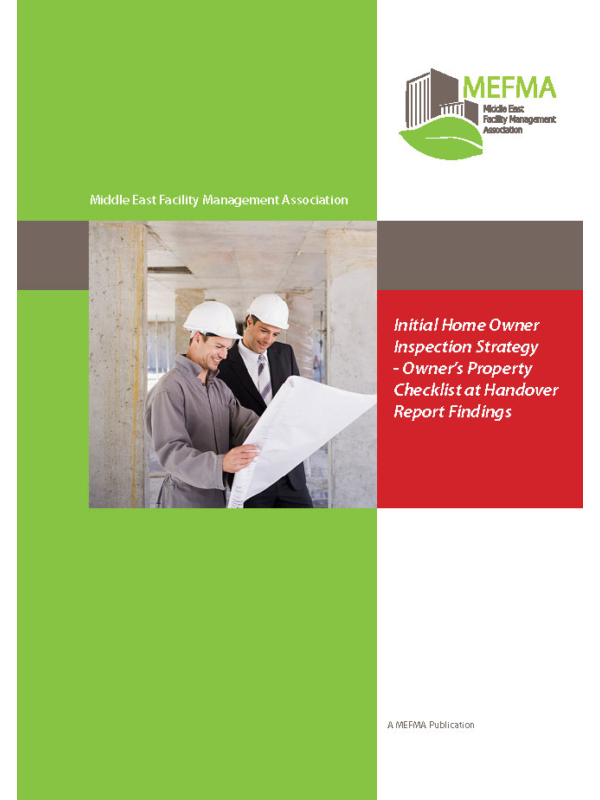 استراتيجية التفتيش الأولي للمالك – قائمة فحص ملكية المالك في نتائج تقرير التسليم
