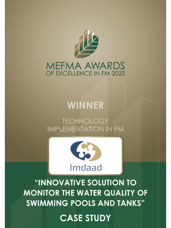 Innovative Solution to Monitor the Water Quality of Swimming Pools and Tanks